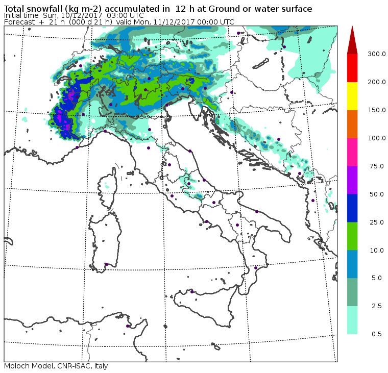 neve 10-11 dicembre: ultimissimi aggiornamenti modelli